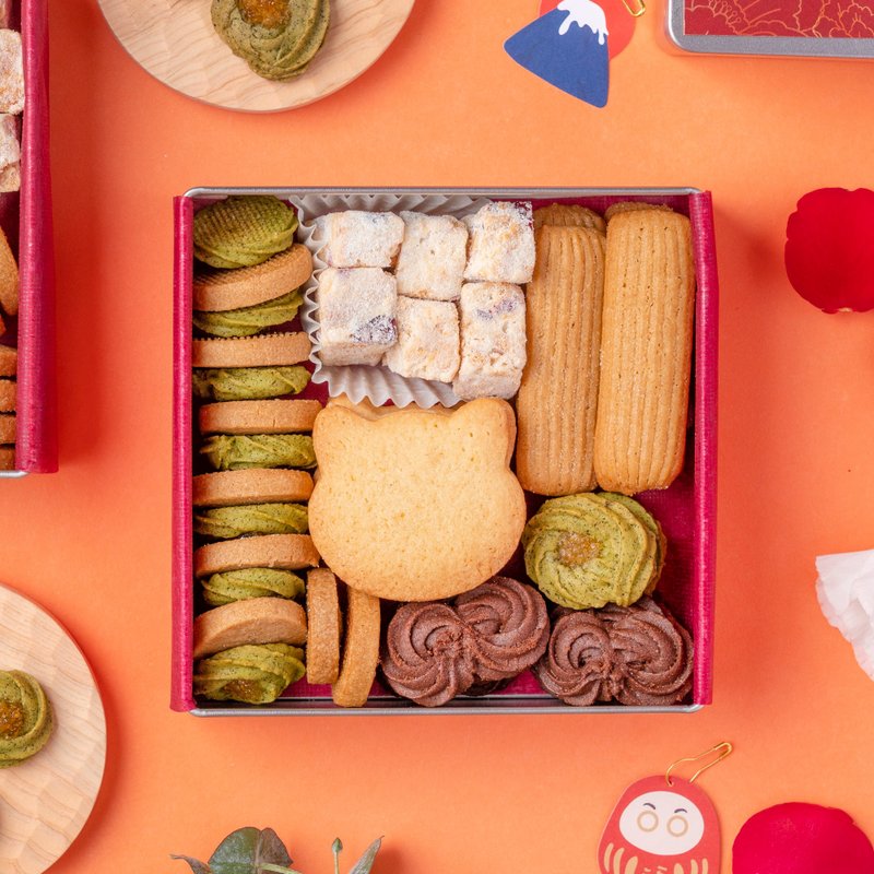 1/24-1/28到货Café del SOL 开运招财手工饼干礼盒 - 手工饼干 - 其他金属 