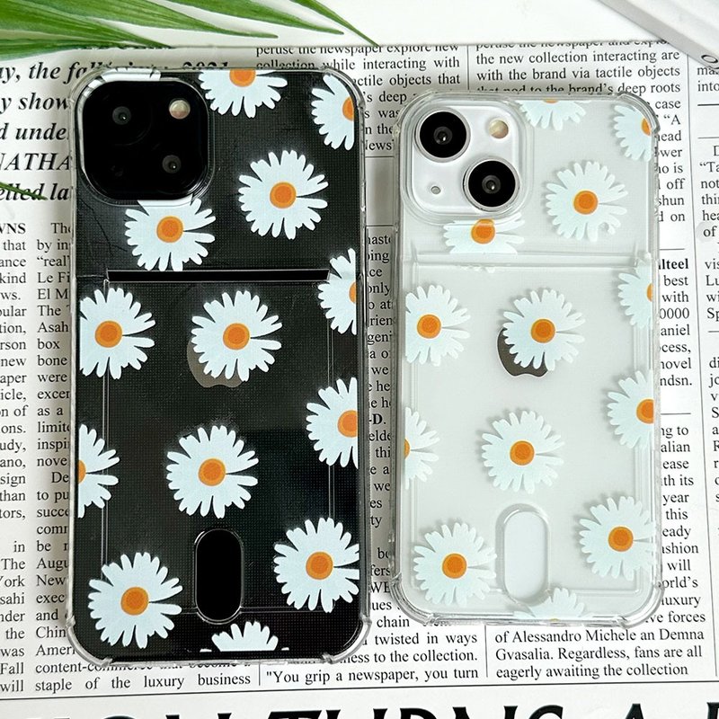iPhone Galaxy Daisy 防刮透明卡手机壳 - 手机壳/手机套 - 塑料 多色