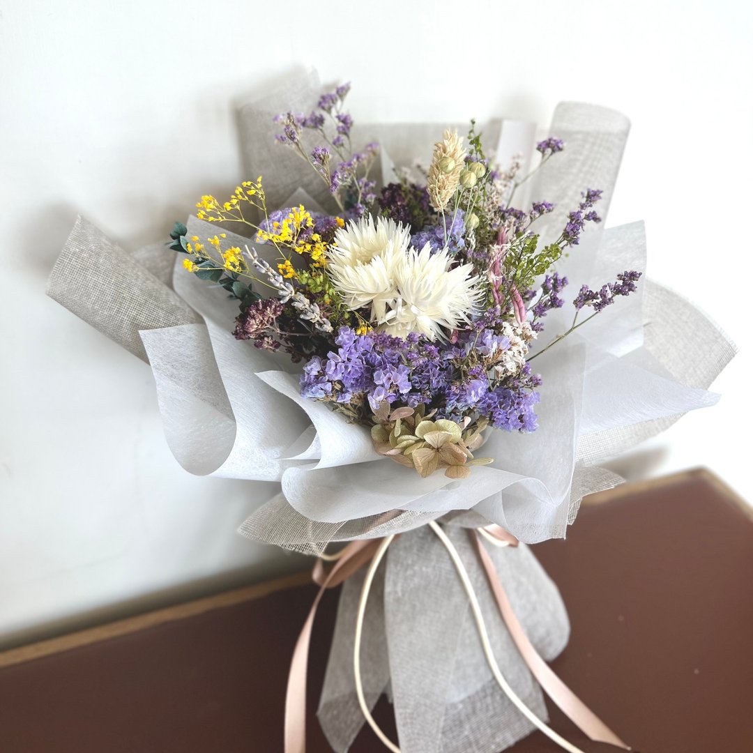 韩系清新干燥小花束・ Mini Bouquet 情人节礼盒 干燥花 - 干燥花/捧花 - 植物．花 