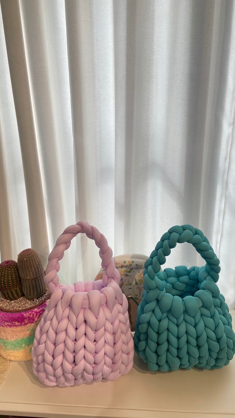 冰岛毛线手编课程- 胖宝包 (可使用文化币) - 编织/羊毛毡/布艺 - 其他材质 