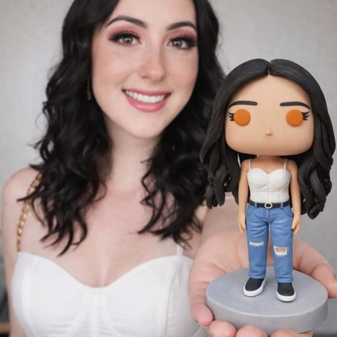 来图定制Funko Pop公仔 照片订制人像模型 独一无二的专属礼物 - 玩偶/公仔 - 粘土 多色