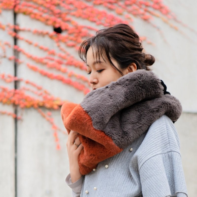Snood that makes you happy softly | Mofumofu Animal Free | Fashion - 围巾/披肩 - 其他材质 多色
