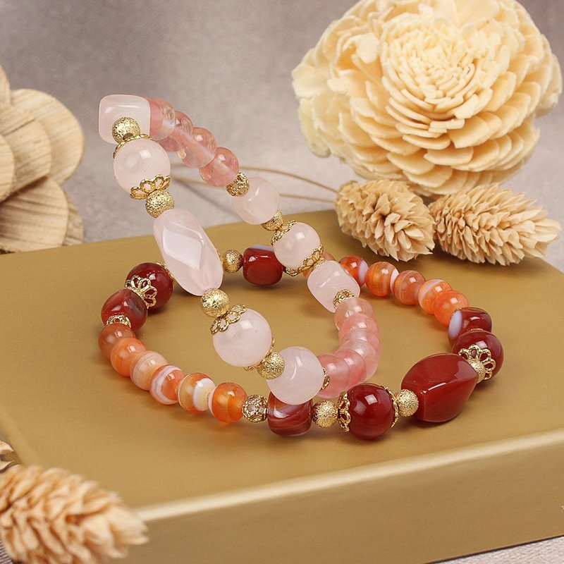 设计师经典手链 | 柔情 - 手链/手环 - 水晶 红色