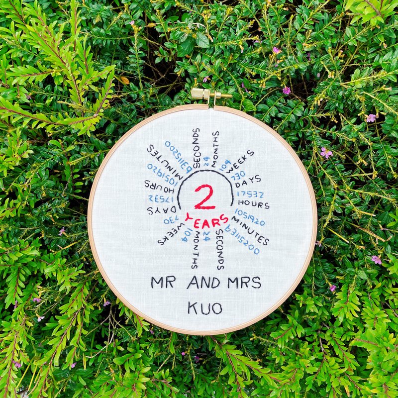 【定制】结婚周年纪念 - 结婚二周年【棉婚】 - 摆饰 - 棉．麻 白色