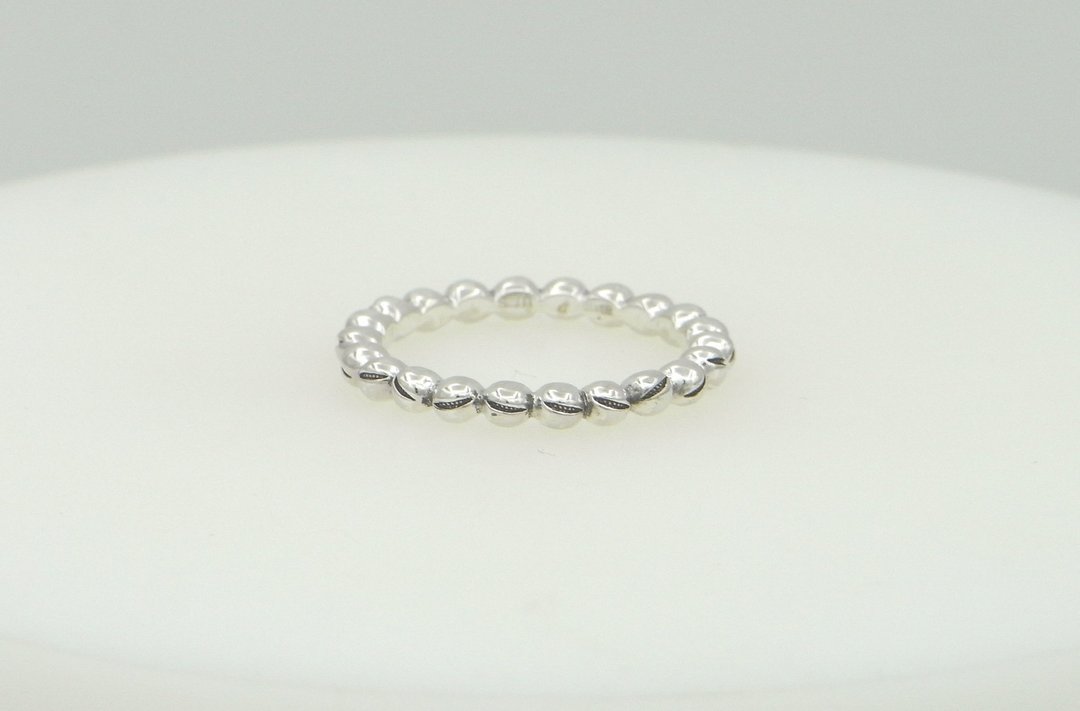 smile ball pico ring_5 (s_m-R.54) - 戒指 - 纯银 银色