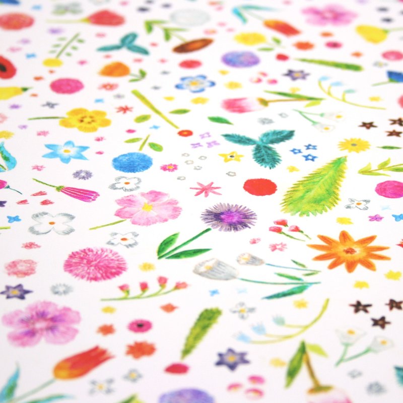 花朵包装纸 - 信封/信纸 - 纸 白色