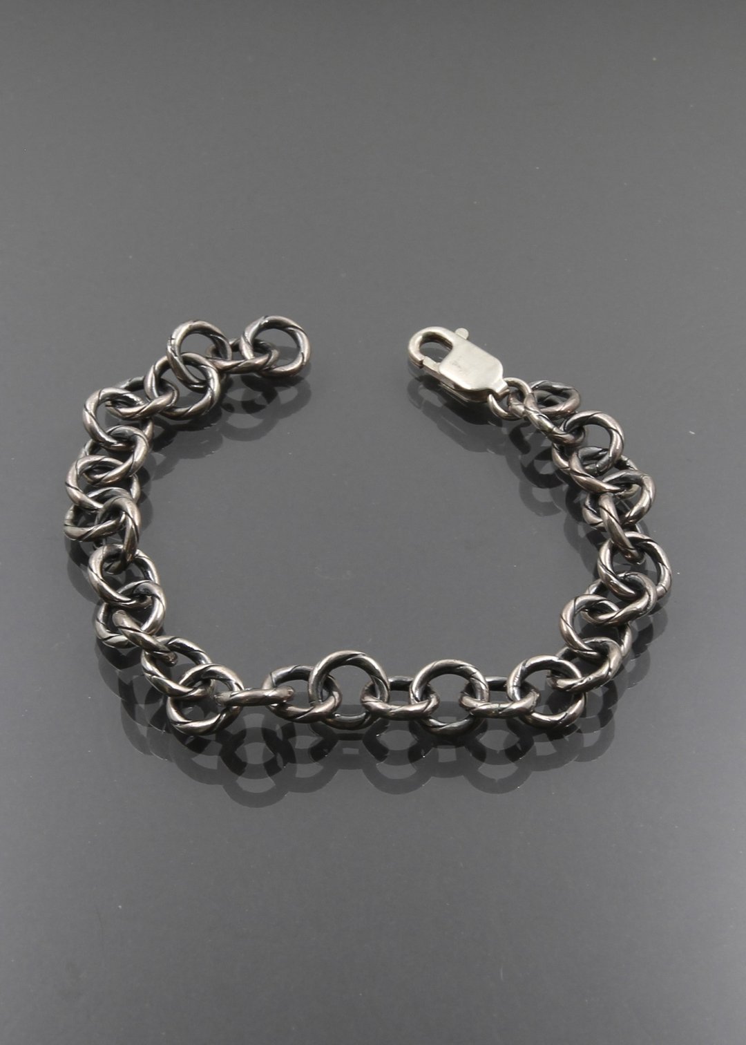 - 纹圈量感手链 - 手链 Bracelet - 手链/手环 - 纯银 银色