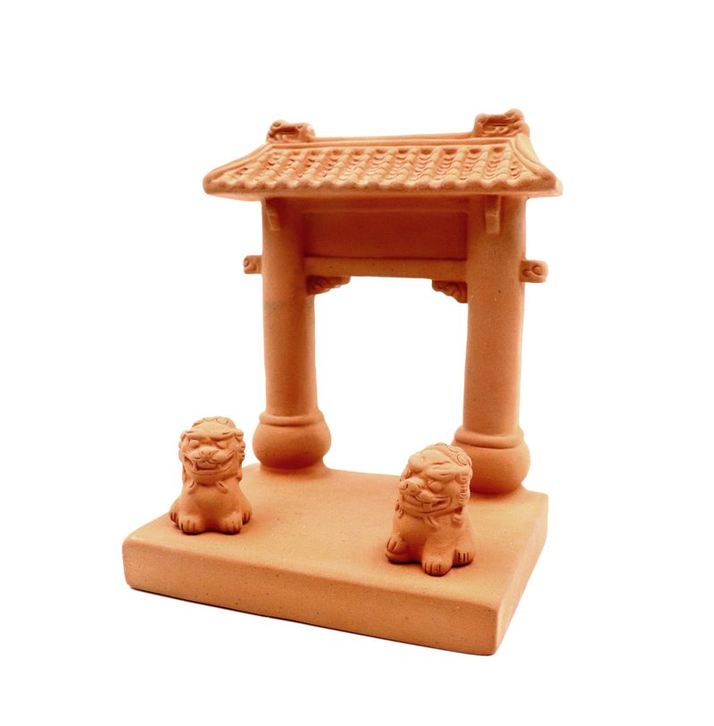 新品 牌楼名片架砖制名片座名片架A05F006文具美术用品 - 名片架/名片座 - 其他材质 
