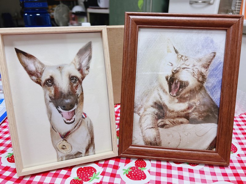 它的眼神-帮你画下来 - 订制抱枕/饰品 - 纸 橘色