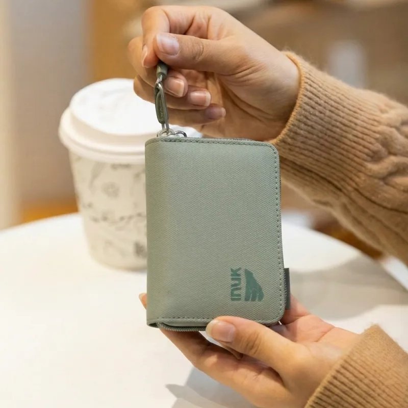 全境防水 机能卡夹包  Water_Shed Card Holder 龙井绿 - 皮夹/钱包 - 环保材料 绿色