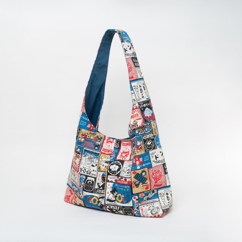 双面帆布托特包 手工制作环保购物袋 - 其他 - 棉．麻 多色