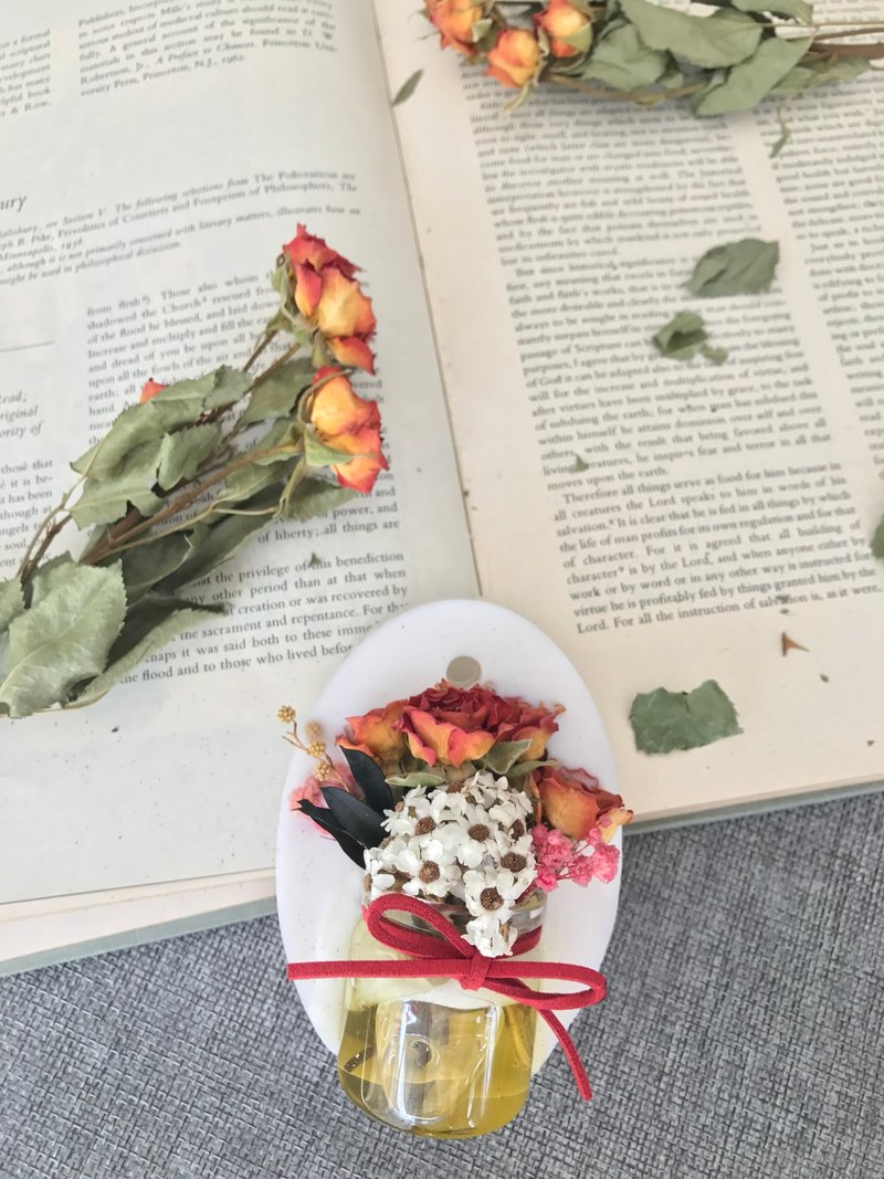 满满的祝福 薰香砖 婚礼小物 居家摆饰 送礼  干燥花 情人节礼物 - 香薰/精油/线香 - 蜡 橘色