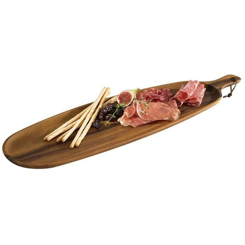 【303select】APS | 德国 相思木单柄椭圆长型餐盘51.5cm - 托盘/砧板 - 木头 