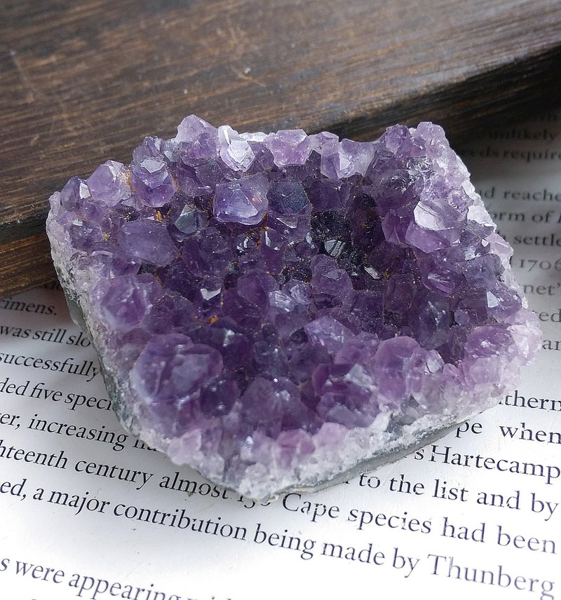 Amethyst 巴西产地 原皮紫水晶 晶簇 天然矿石 原矿 - 摆饰 - 其他材质 