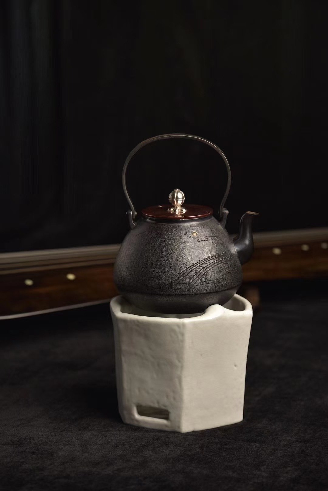 尚帧品 富士山形银壶 纯银壶 银壶纯银9999纯手工 烧水银壶 - 茶具/茶杯 - 纯银 