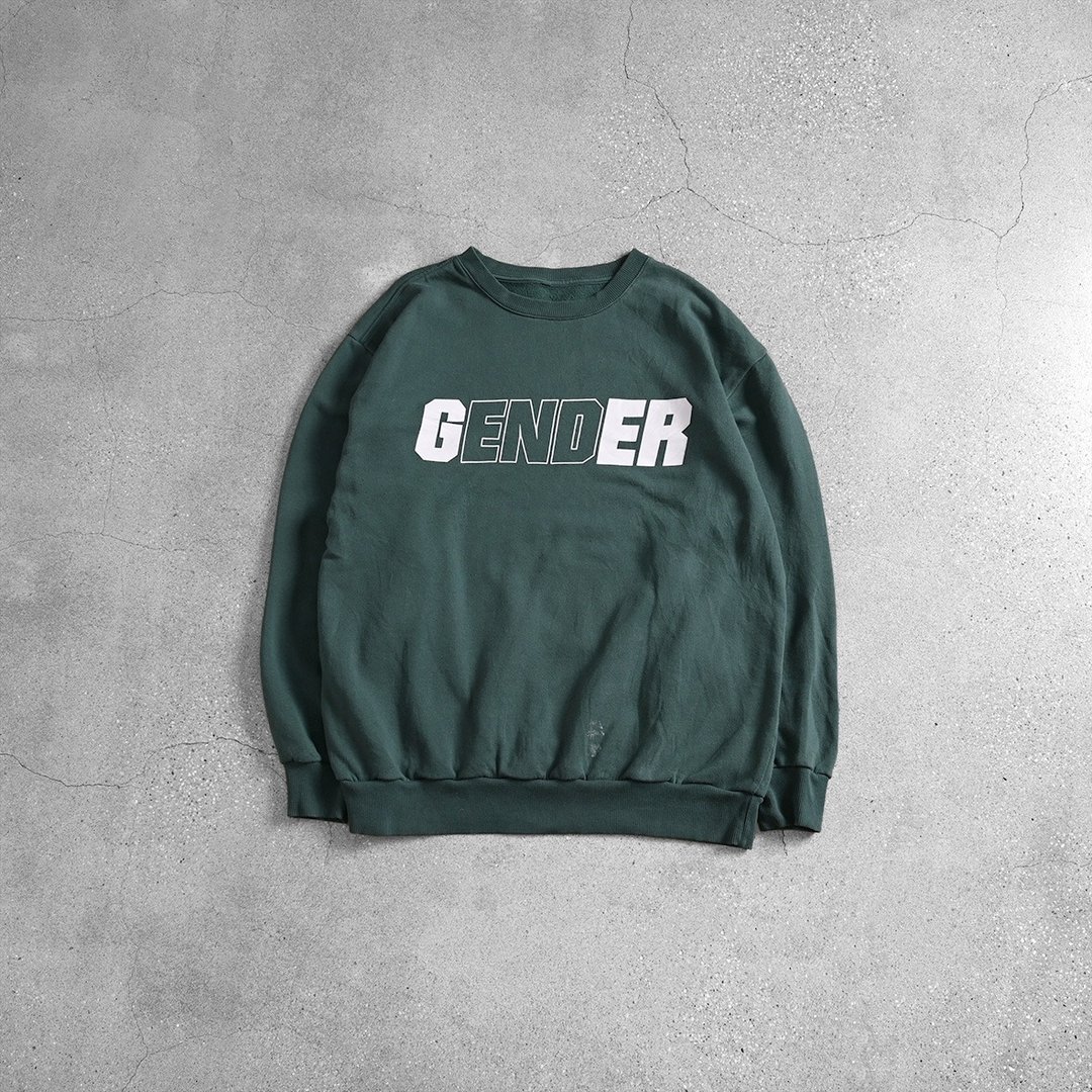 Vintage 大学Tee / 大学踢、古着大学T、大学t、卫衣、古着上衣 - 男装上衣/T 恤 - 棉．麻 绿色