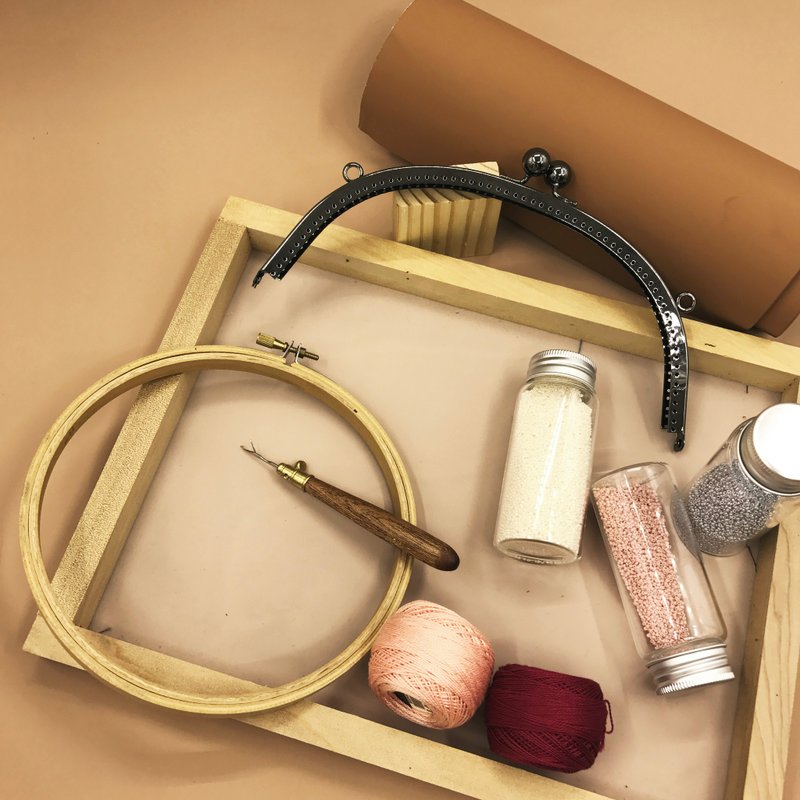 小口金定制 - 侧背包/斜挎包 - 聚酯纤维 蓝色