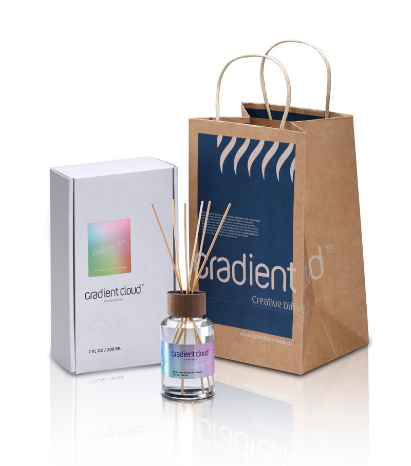 Gradient Cloud | 室内扩香礼盒 200ml -木质香调-两款可选择 - 香薰/精油/线香 - 精油 