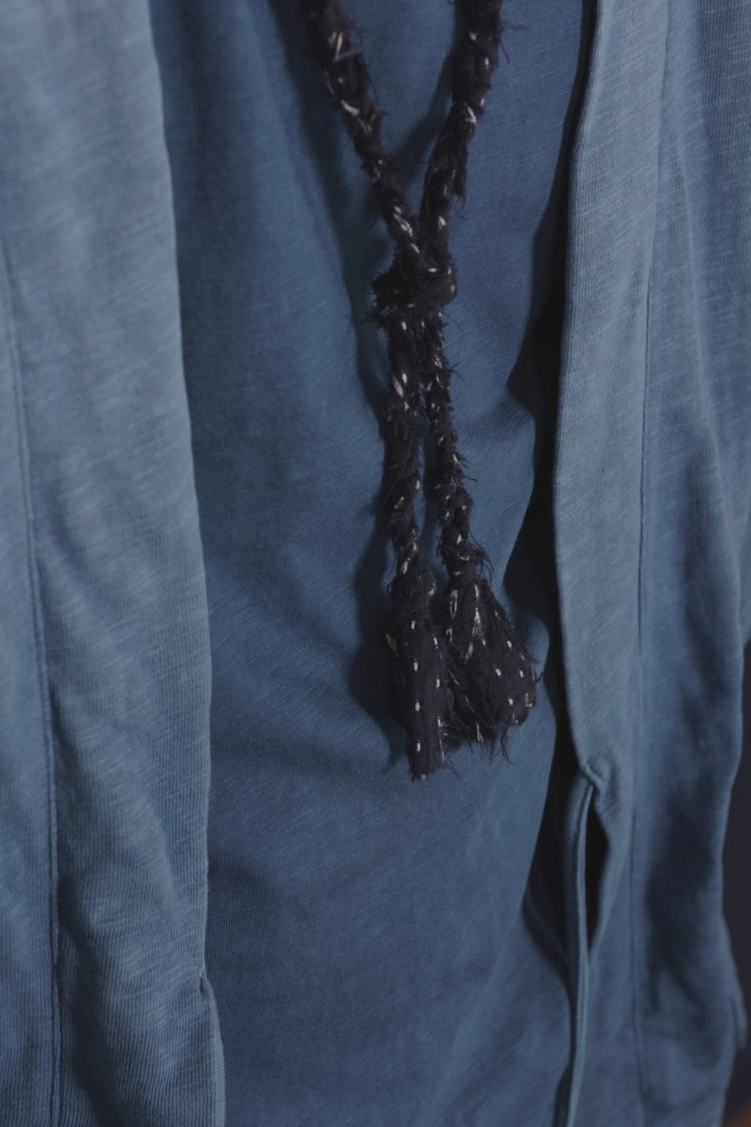fete蓝染 老布 手工编织 项链 手链 indigo - 项链 - 棉 蓝色
