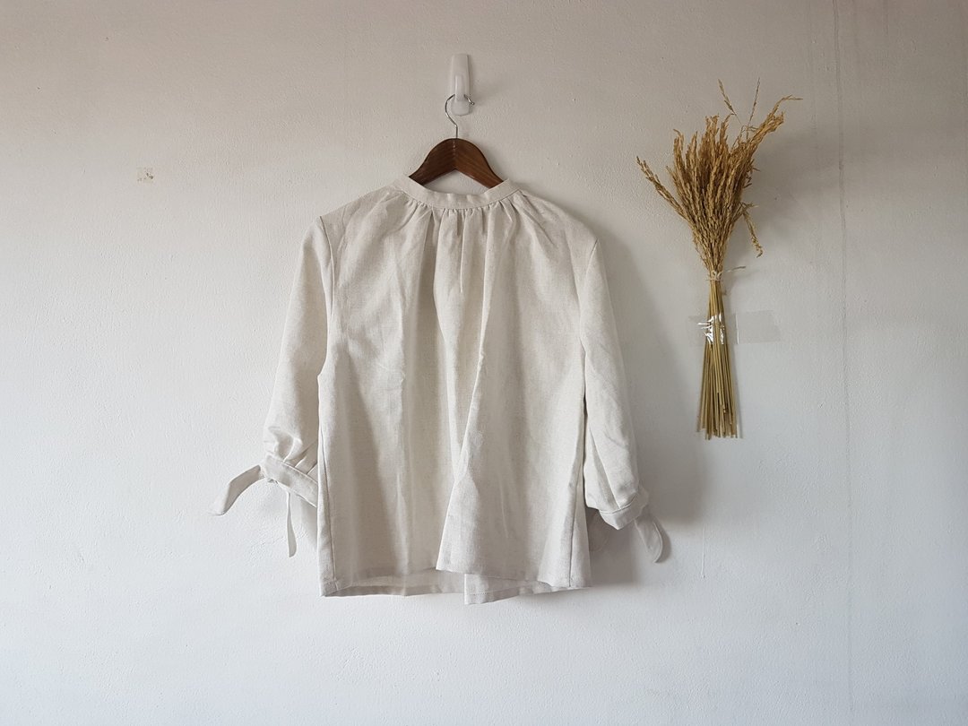Sheintieoff blouse in white - 女装上衣 - 棉 