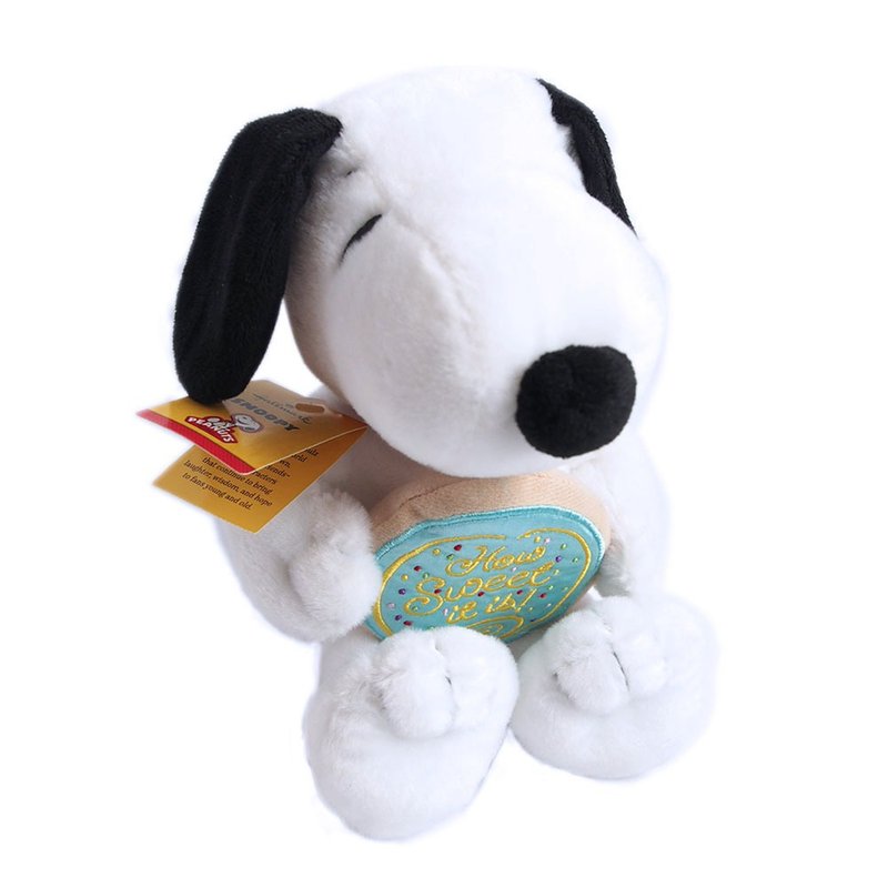 Snoopy 饼干好好吃【Hallmark-Peanut史努比 绒毛】 - 玩偶/公仔 - 聚酯纤维 白色