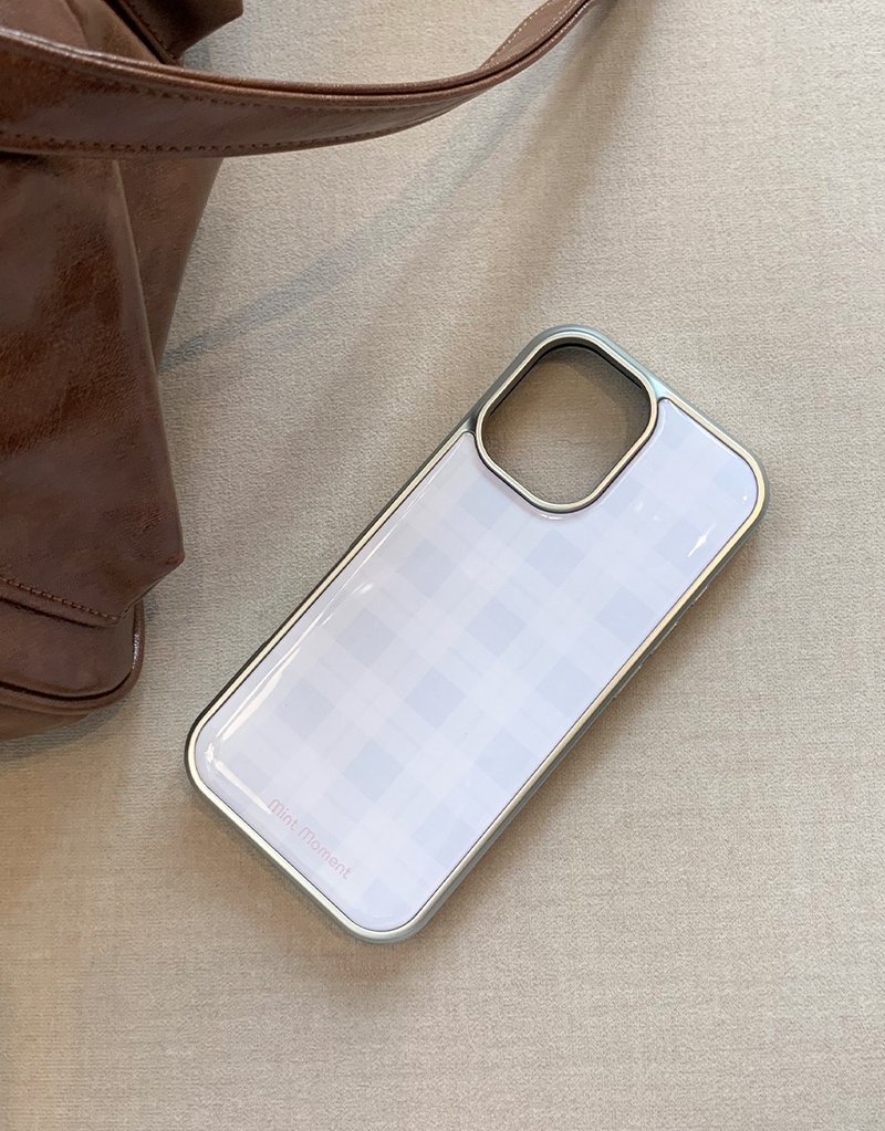 Soft Check 环氧树脂 iPhone 手机壳 MagSafe - 手机壳/手机套 - 其他材质 紫色