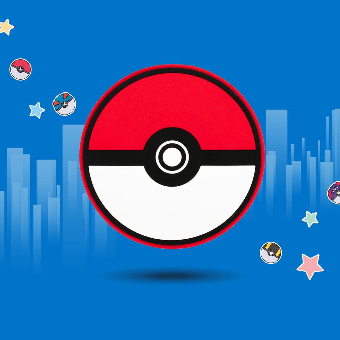 thecoopidea x POKÉMON 15W 无线充电垫 | 精灵球 - 手机充电及周边 - 其他材质 红色