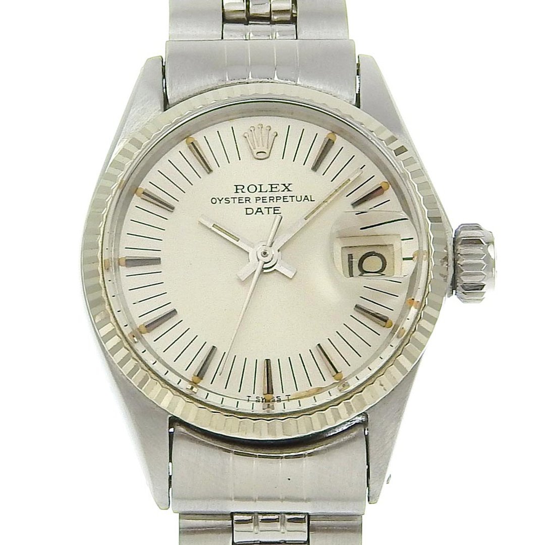 [日本直邮] 劳力士 ROLEX Date 手表 6517 SS 自动银表盘 [二手] - 女表 - 不锈钢 