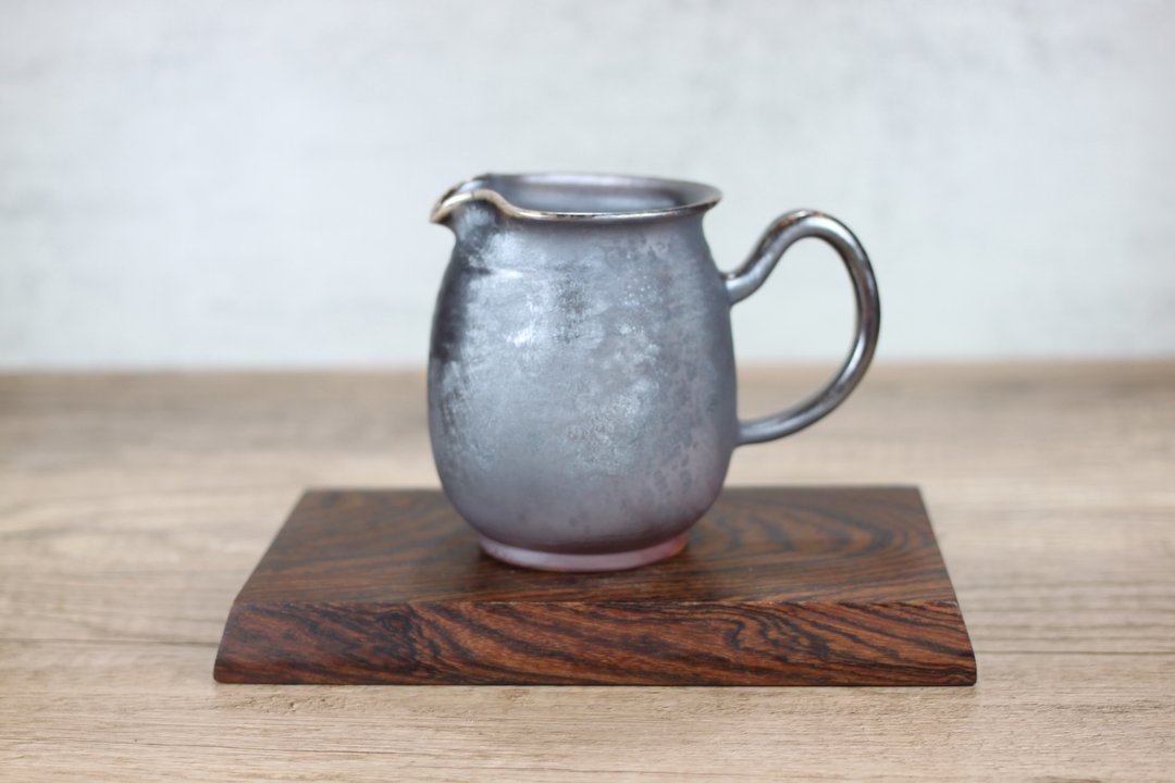 【沐春生活】天然落灰 柴烧茶海 公道杯 名家叶敏祥手作 320ml - 茶具/茶杯 - 瓷 