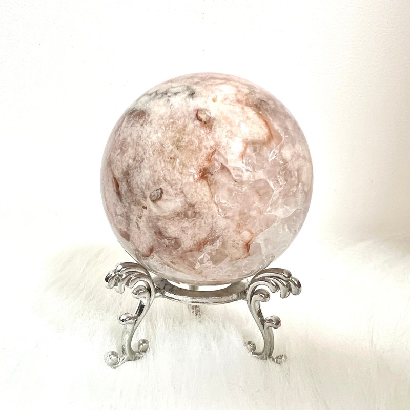 樱花玛瑙水晶球 | 水晶 | 水晶球 | 水晶摆件 - 摆饰 - 水晶 粉红色