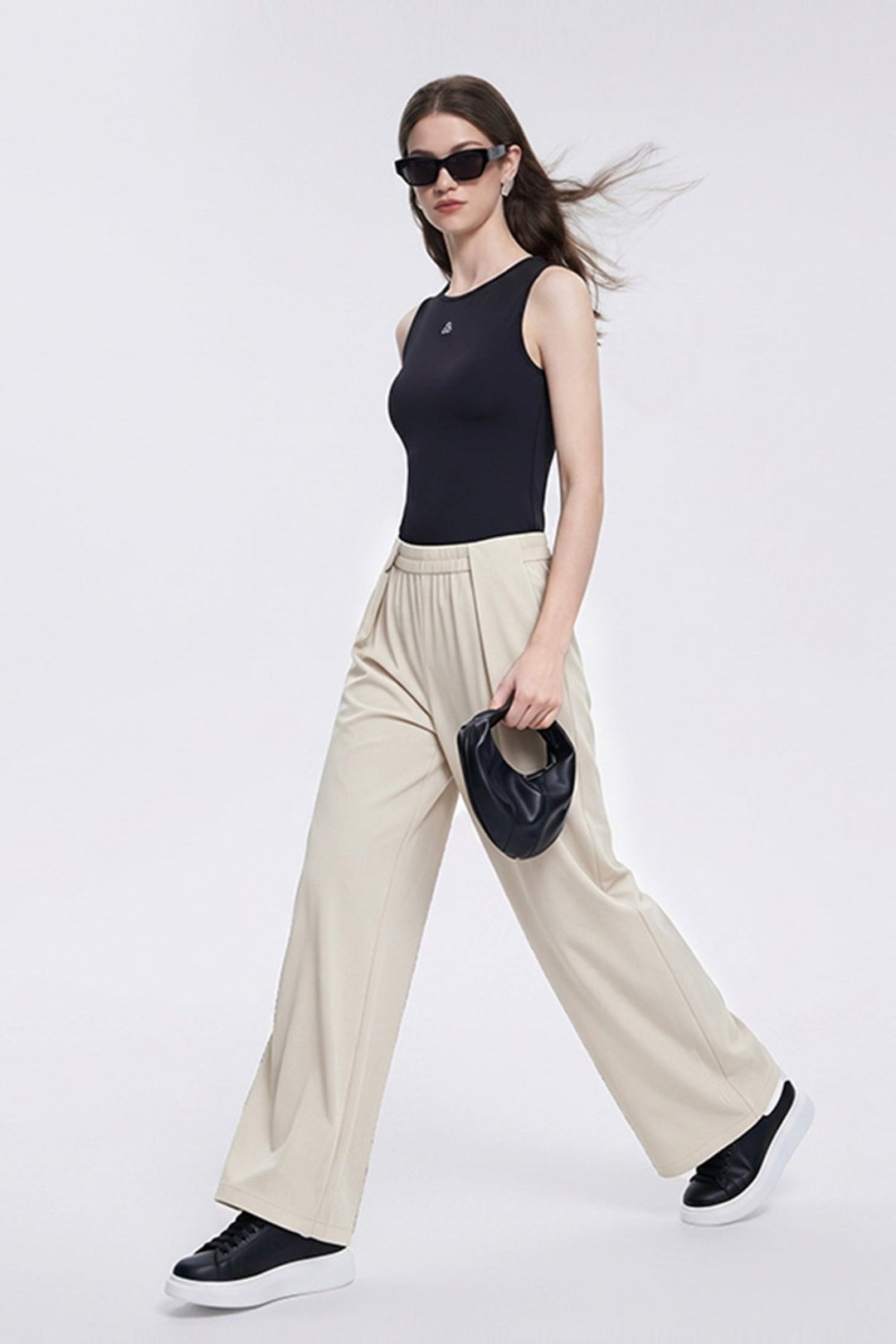 Bow Tie Pants - 女装运动裤 - 其他材质 