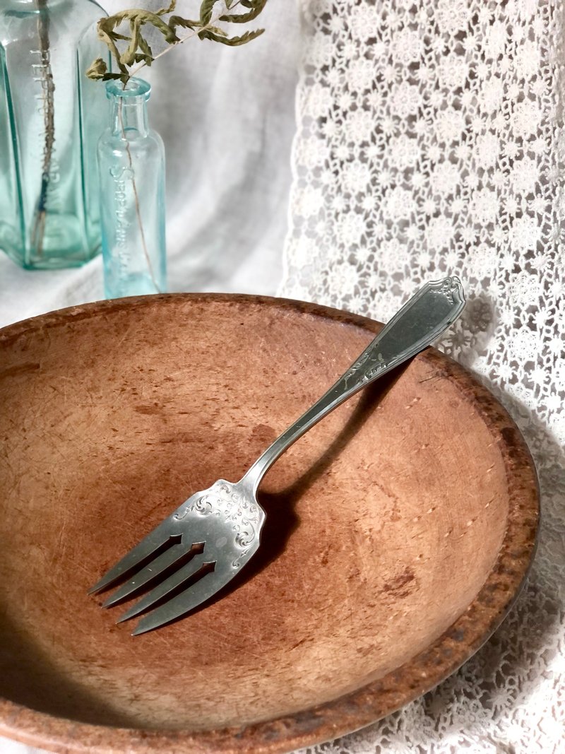 百年古董 1910年美国制镀银叉子 - 餐刀/叉/匙组合 - 银 