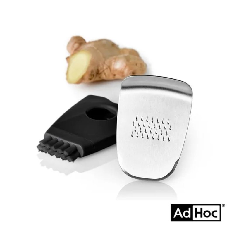 【303select】德国AdHoc | 生姜柠檬研磨刨丝器 - 调味罐/酱料瓶 - 不锈钢 