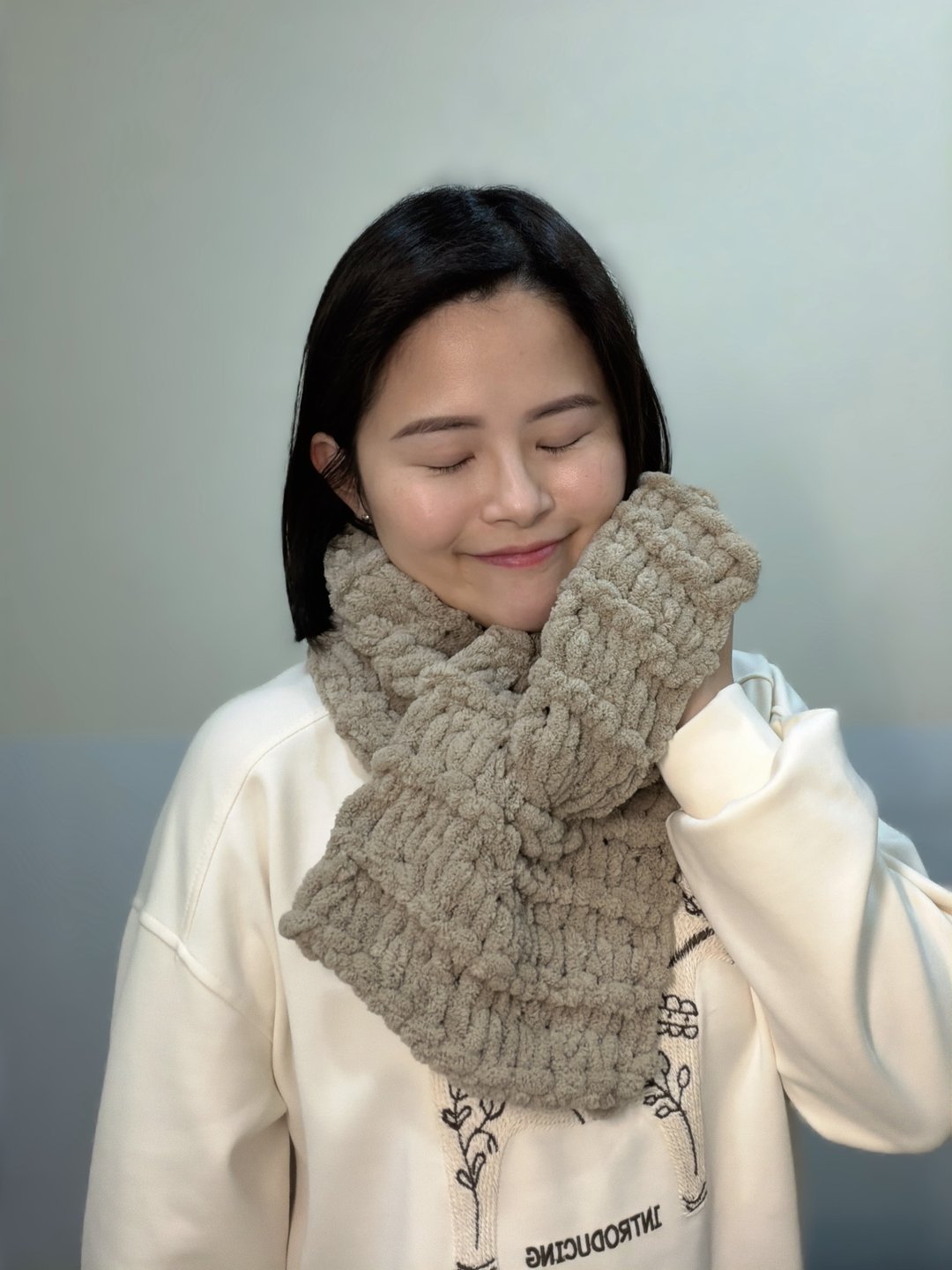 甜甜圈围脖 - 围巾/披肩 - 其他材质 多色