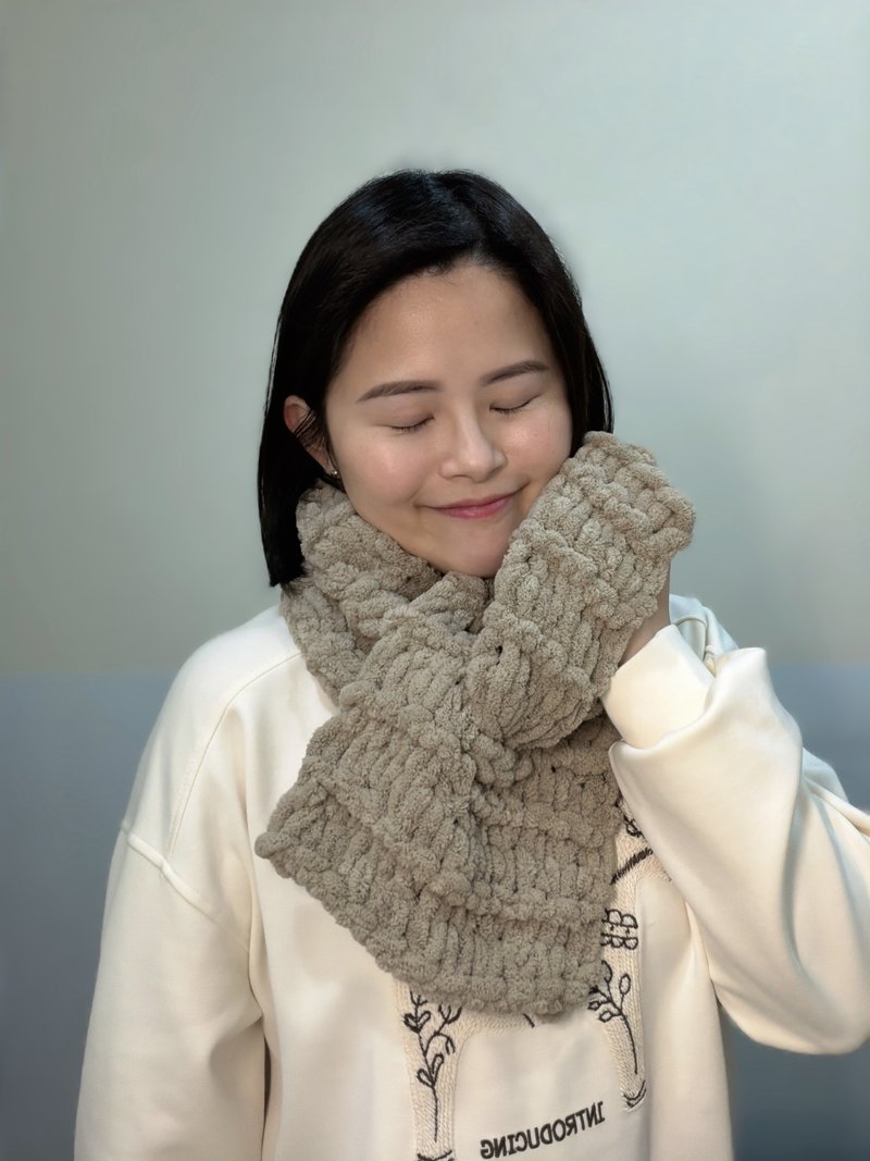 甜甜圈围脖 - 围巾/披肩 - 其他材质 多色