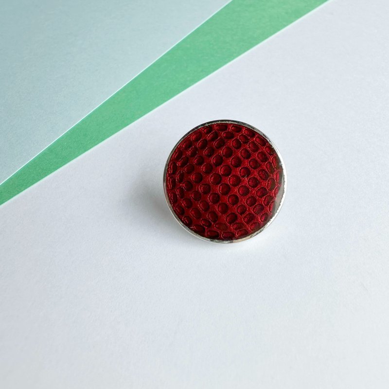 Cloisonne ware golf marker [Ruby] - 其他 - 其他材质 红色