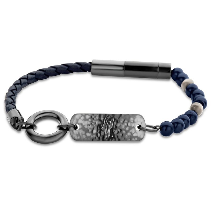 CERRUTI 1881 限量2折 编织不锈钢吊牌手 全新专柜展示品 - 手链/手环 - 其他金属 