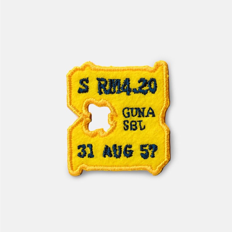 面包袋夹刺绣烫片 - 徽章/别针 - 绣线 