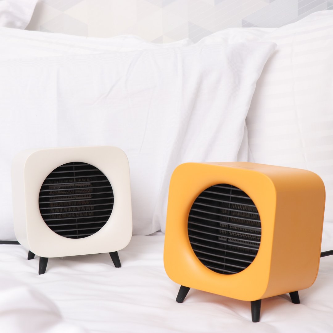 ROOMMI Cute Cube 陶瓷电暖器/暖风机 (2色) - 被子/毛毯 - 瓷 橘色