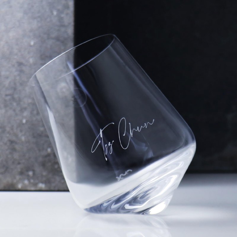 350cc【Nude水晶不倒翁】(签名档图定制)Balance 威士忌杯 - 酒杯/酒器 - 玻璃 透明