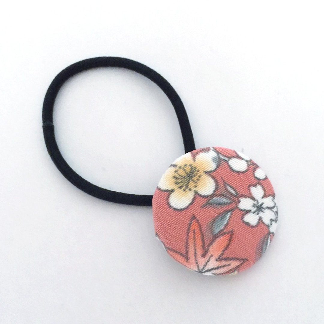 Hair elastic with Japanese Traditional Pattern, Kimono (Small) - 发饰 - 其他材质 粉红色