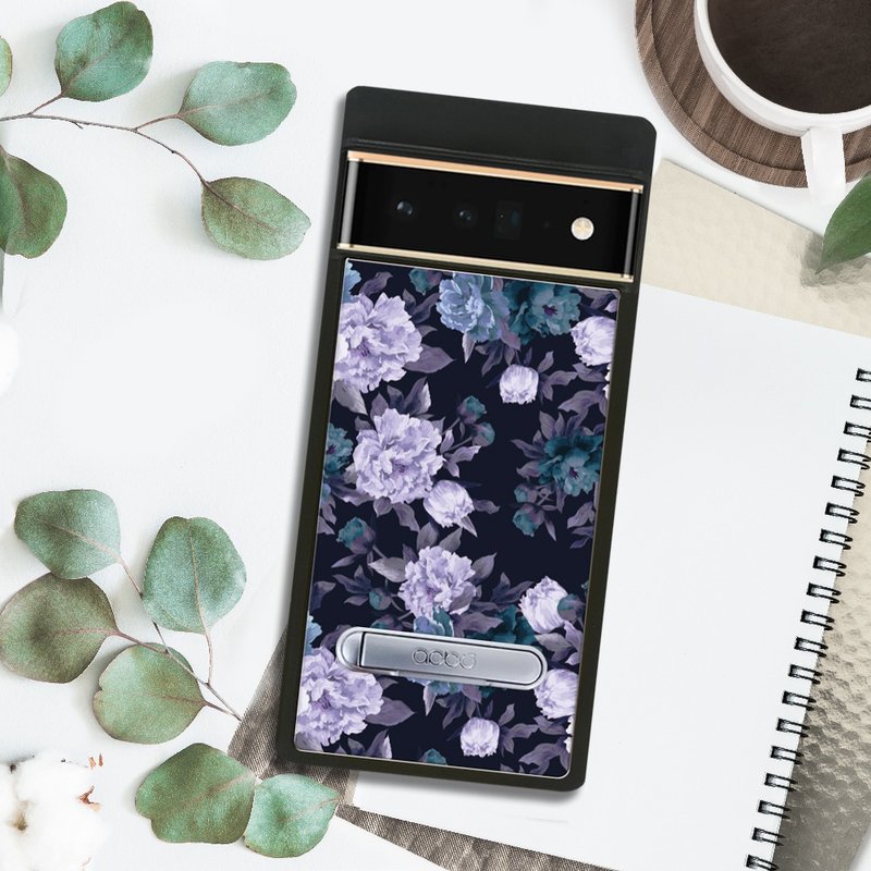 apbs Google Pixel 9/8/7/6系列 减震立架手机壳-紫山茶 - 手机壳/手机套 - 其他材质 多色