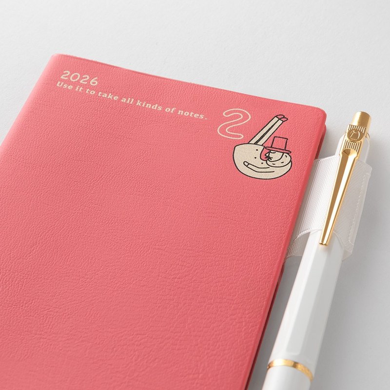 MIDORI 2026 Pocket Diary 手帐迷你(月间) 欧吉桑 - 笔记本/手帐 - 纸 多色
