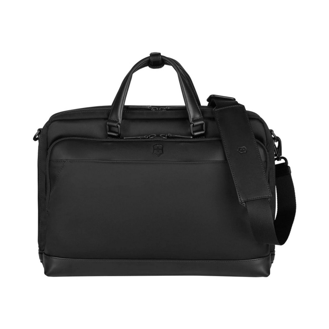 VICTORINOX 瑞士维氏 Alex Nero 15.6寸 电脑公文包 黑 611805 - 公文包/医生包 - 尼龙 黑色