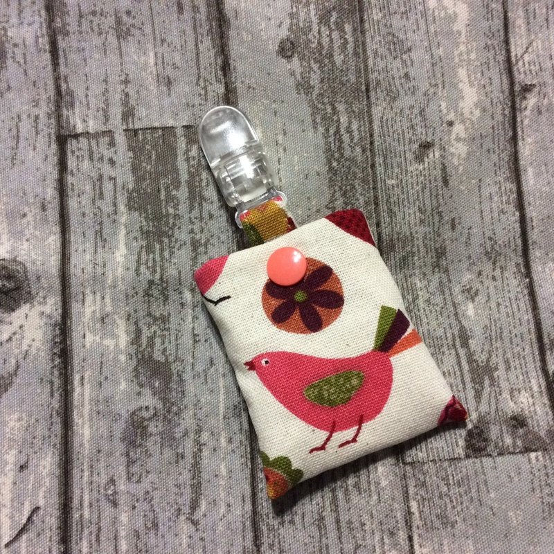 平安符袋、钥匙圈、米底-小鸟 - 围嘴/口水巾 - 棉．麻 