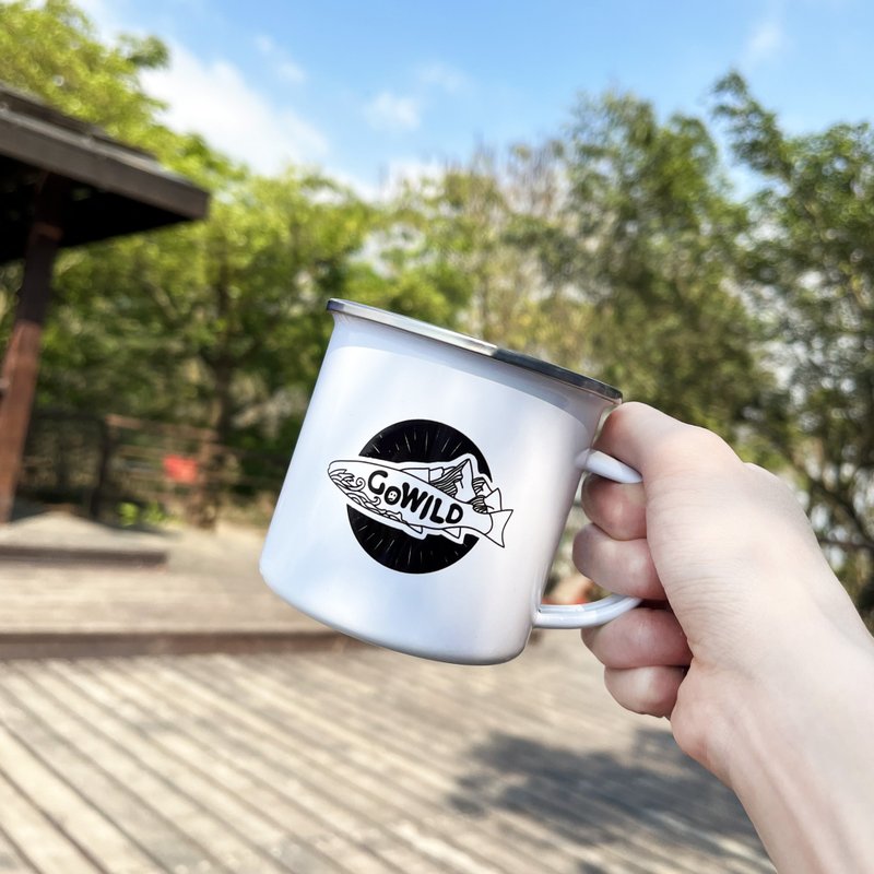 Go:wild 够野│够野轻量珐琅杯 搪瓷杯/露营杯/野餐马克杯子/礼物 - 其他杯子 - 珐琅 白色