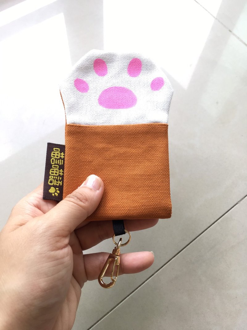 阿喵喵喵手卡套 - 证件套/卡套 - 棉．麻 橘色