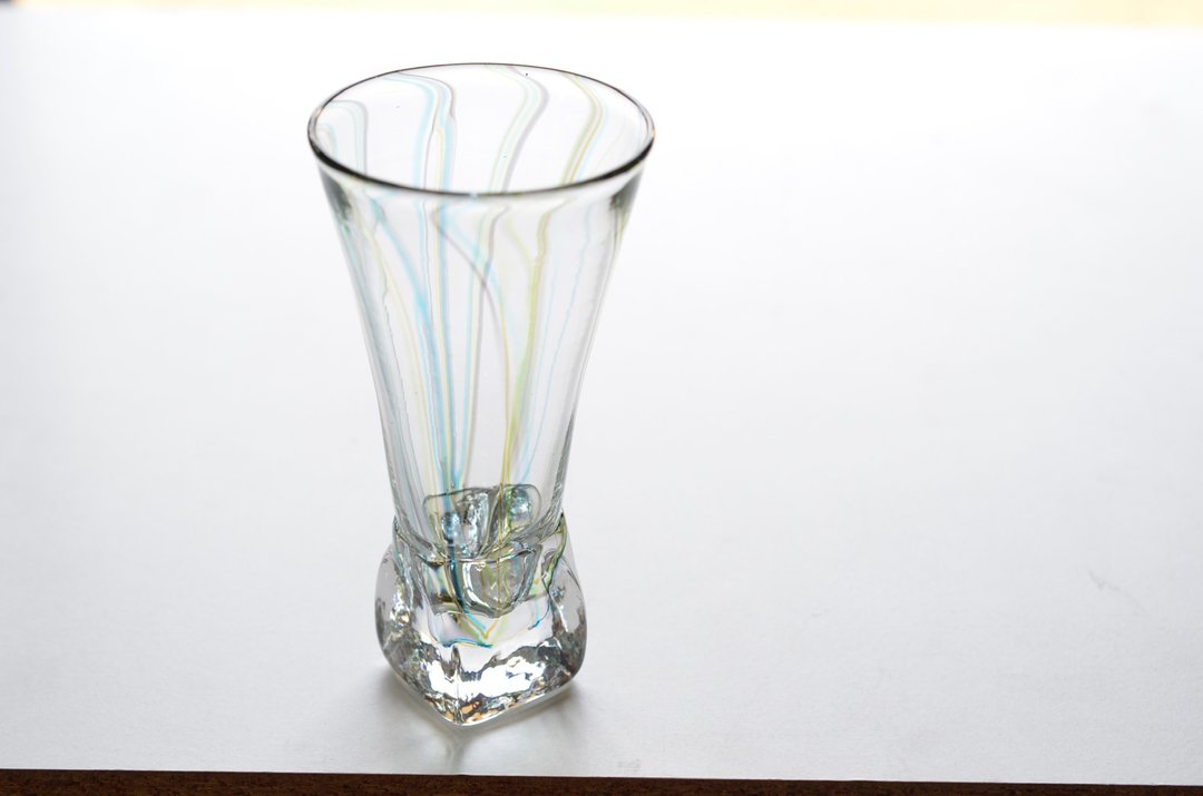 Line cube glass - 酒杯/酒器 - 玻璃 多色