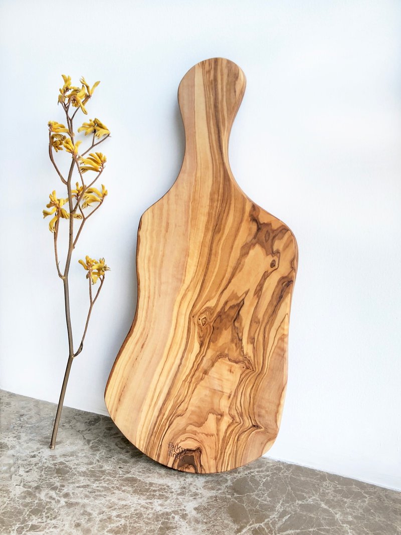 手工橄榄木水果面包切肉砧板 - 托盘/砧板 - 木头 