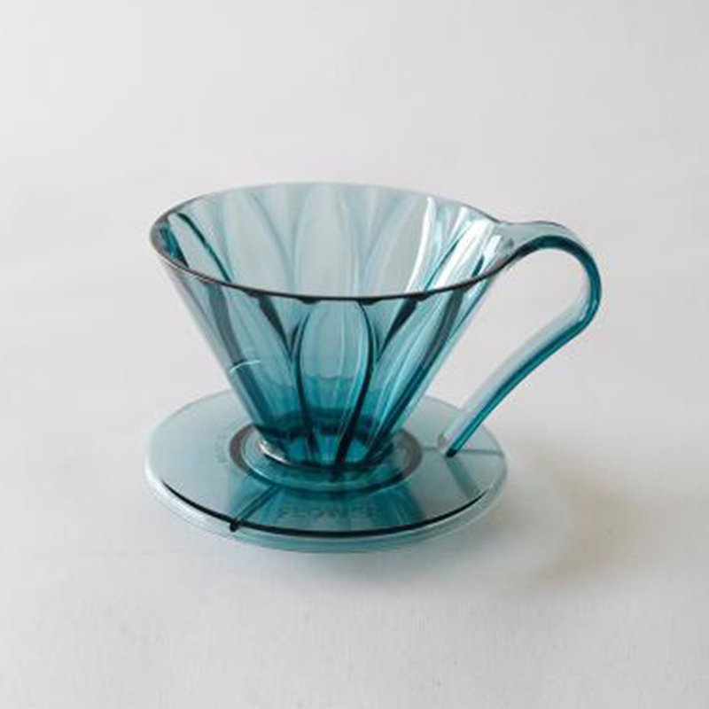 【新品】日本CAFEC Tritan 花瓣滤杯(清澈蓝)-共两款 - 咖啡壶/周边 - 树脂 